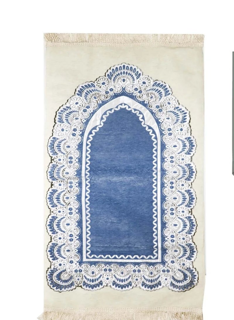 SUNDUS prayer mat lamsat khushue With a 17x24 Qiyam Quran - Image 2